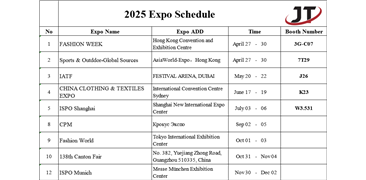 2025 Expo Schedule