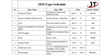 2025 Expo Schedule